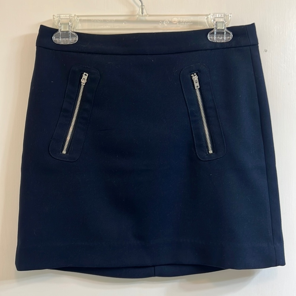 Gap navy mini/mid skirt